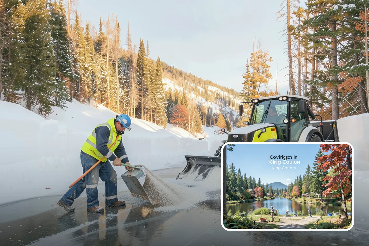 Bank Deicing in Covington, King County, WA - Keeps customers safe at entrances and walk-up ATMs