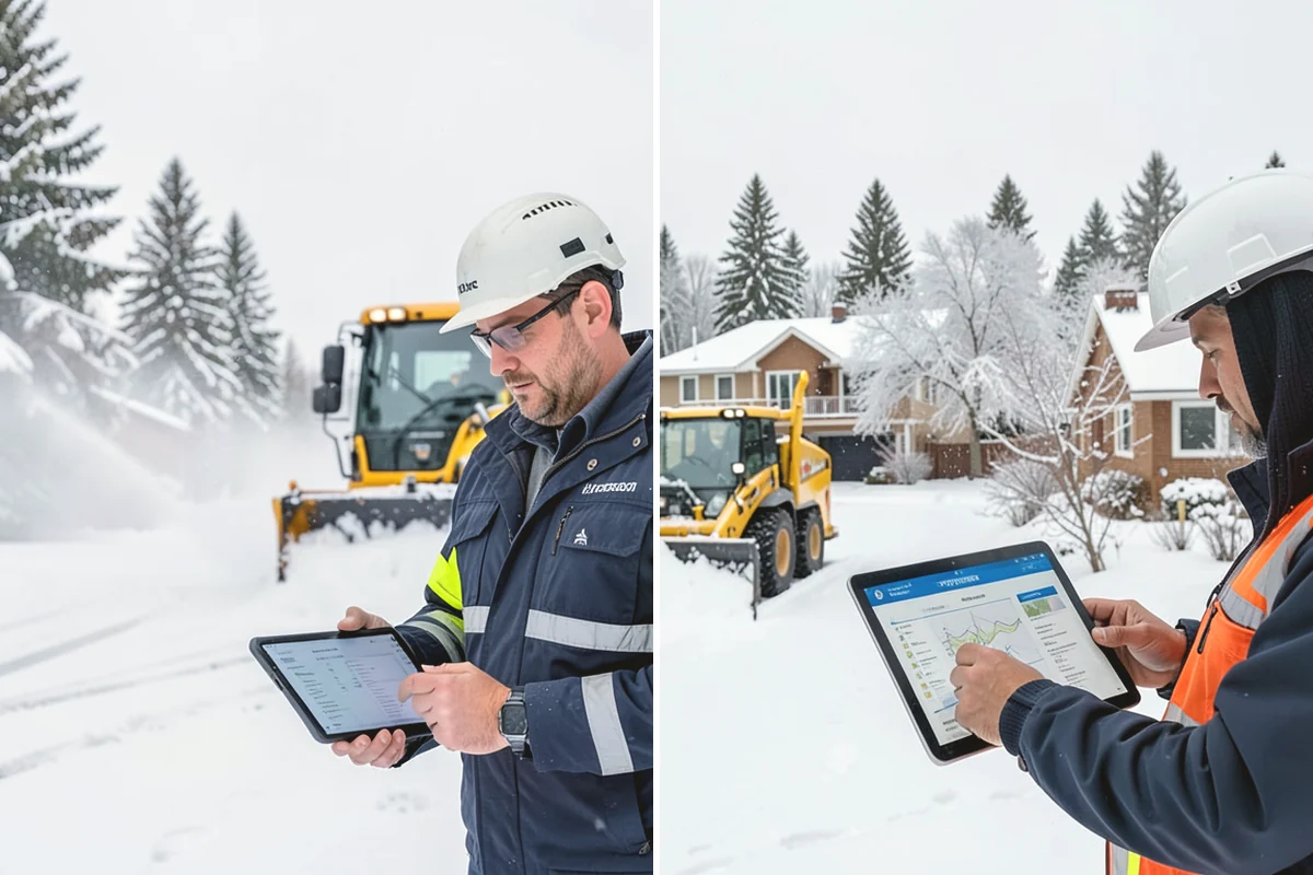 Bank Deicing in Covington, King County, WA - Map the entrance, ATM apron, and drive-through lanes