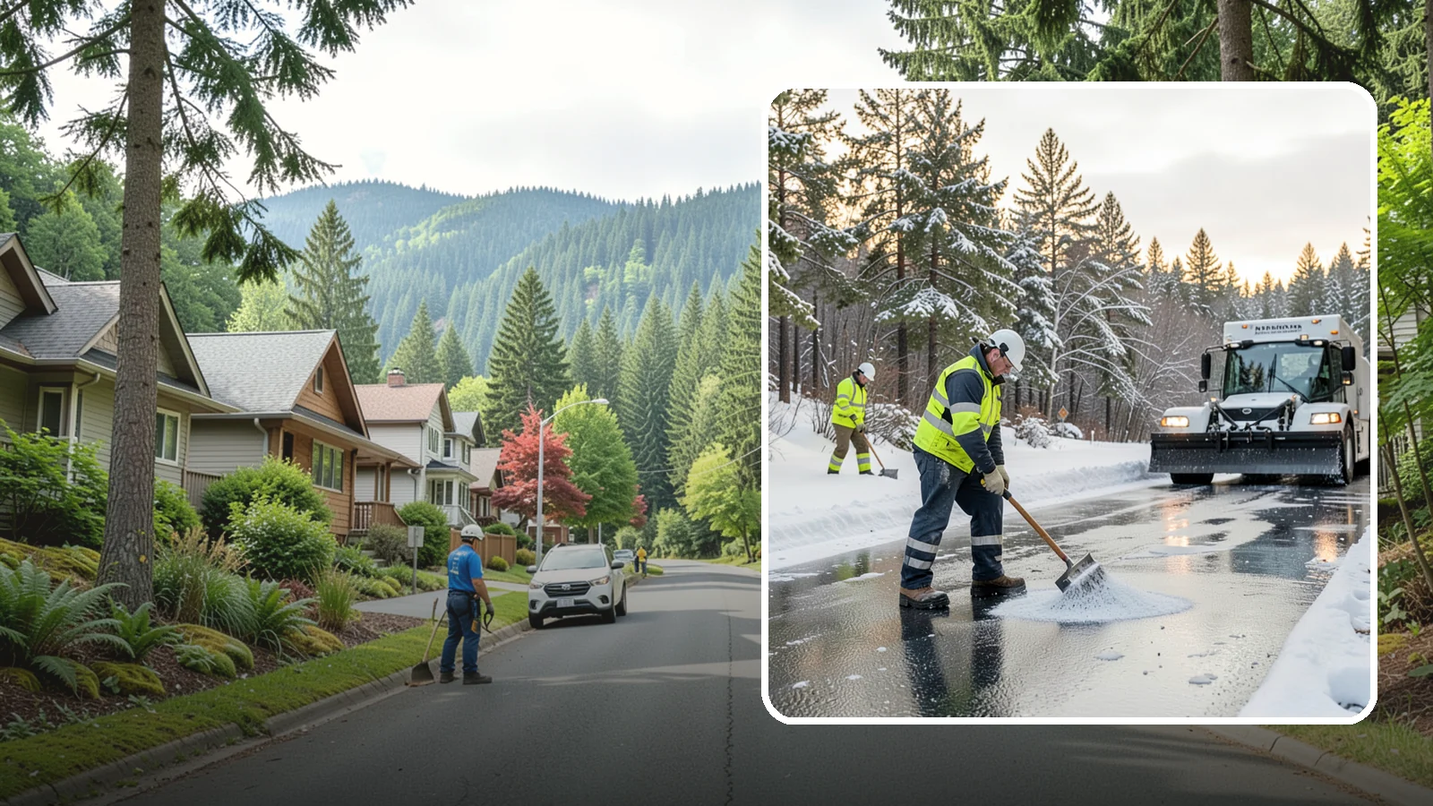 Bank Deicing in Darrington, Snohomish County, WA - Deicing for banks and credit unions, keeping entrances, ATM approaches, and drive-through lanes safe for customers during a...