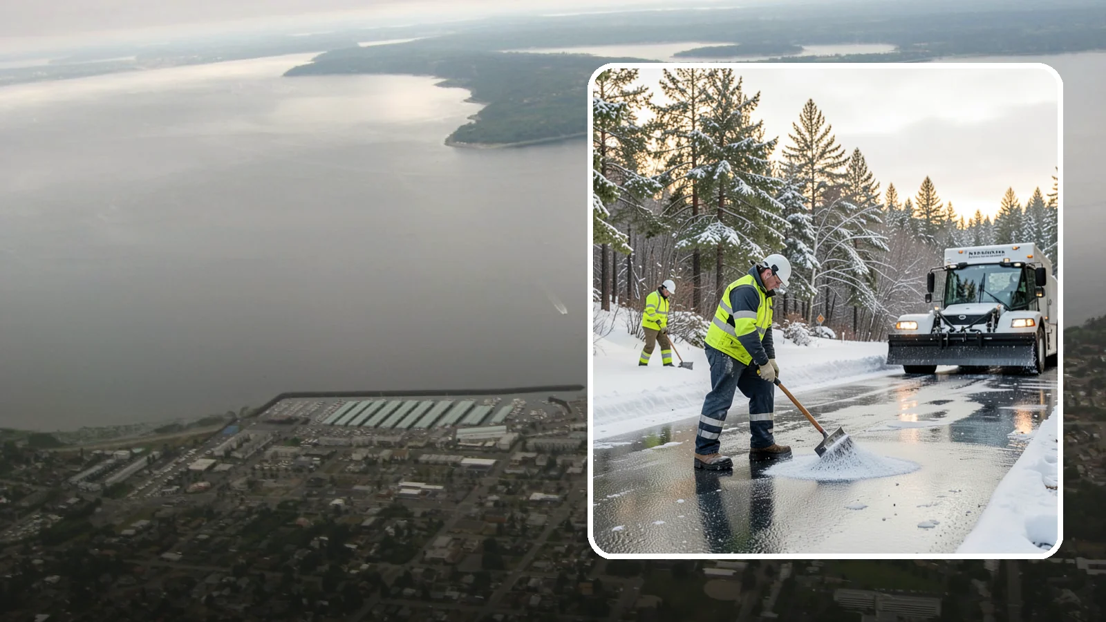 Bank Deicing in Des Moines, King County, WA - Deicing for banks and credit unions, keeping entrances, ATM approaches, and drive-through lanes safe for customers during a...