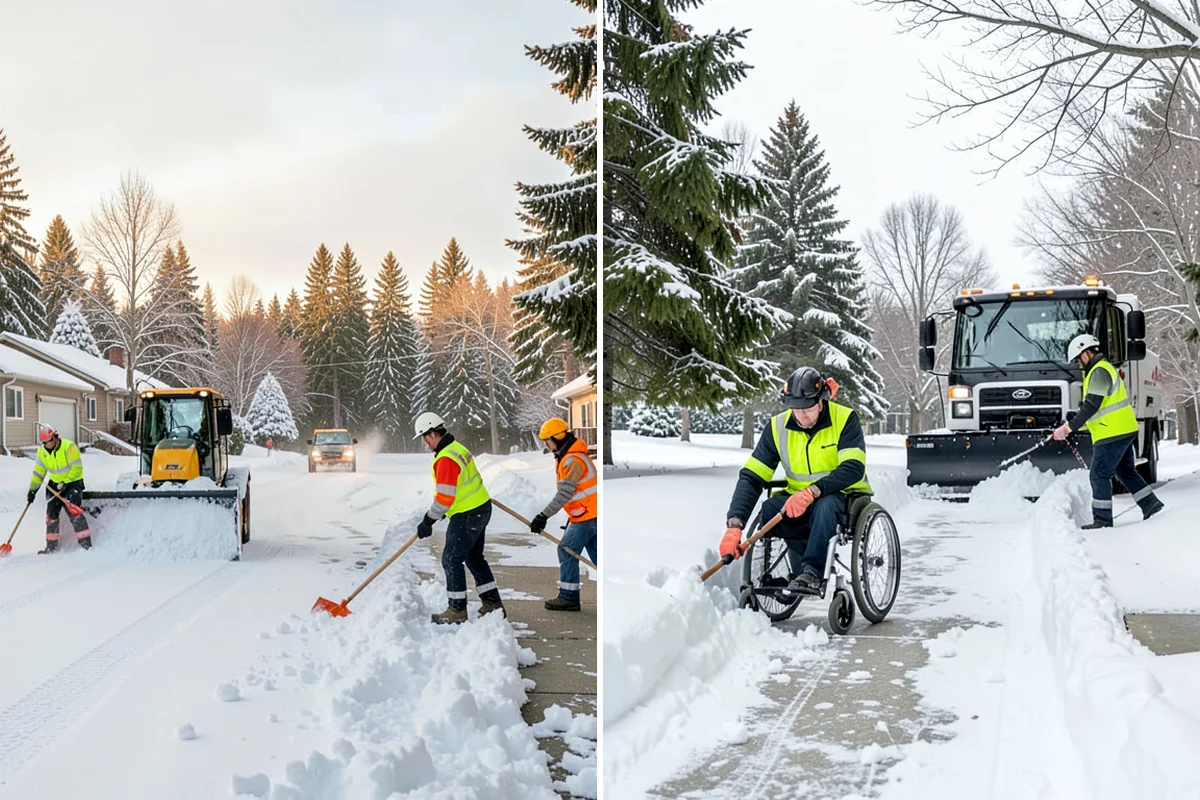 Bank Deicing in DuPont, Pierce County, WA - Map the entrance, ATM apron, and drive-through lanes
