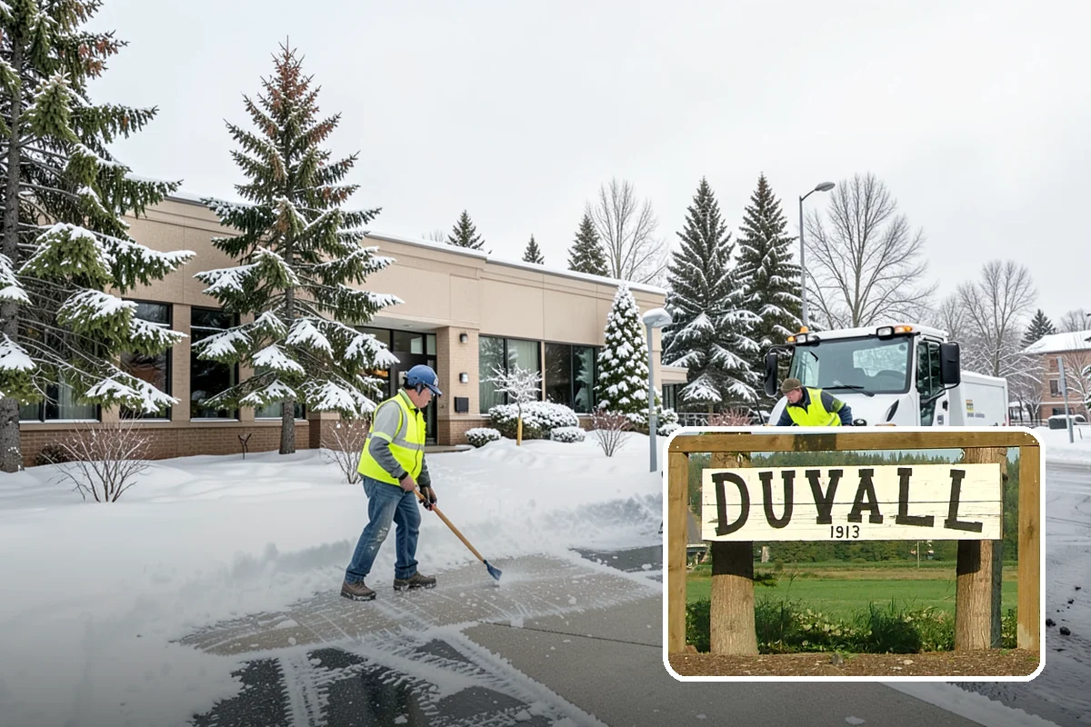 Bank Deicing in Duvall, King County, WA - Keeps customers safe at entrances and walk-up ATMs