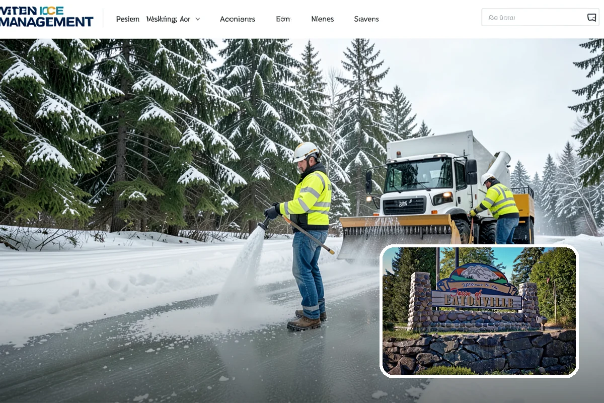 Bank Deicing in Eatonville, Pierce County, WA - Keeps customers safe at entrances and walk-up ATMs