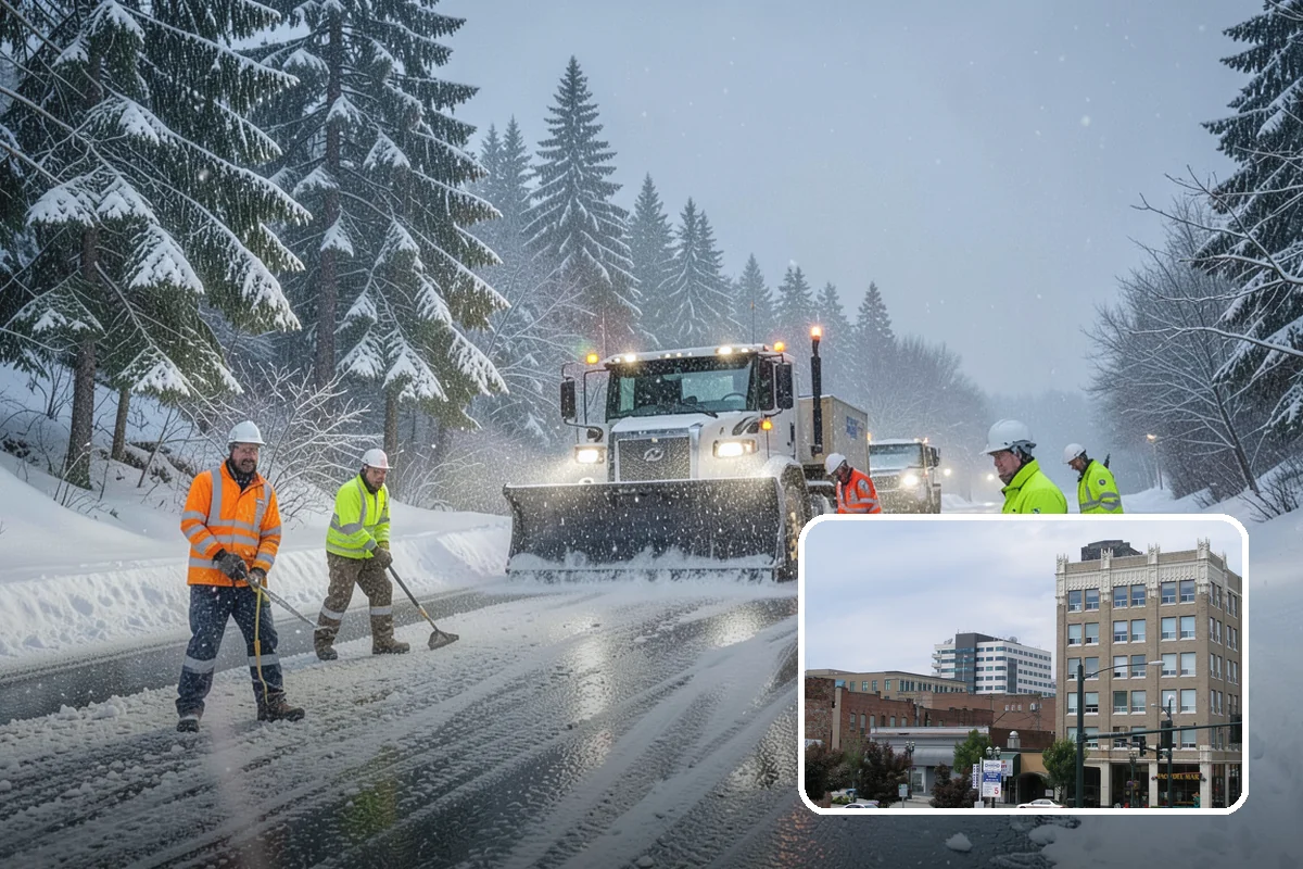 Bank Deicing in Everett, Snohomish County, WA - Keeps customers safe at entrances and walk-up ATMs
