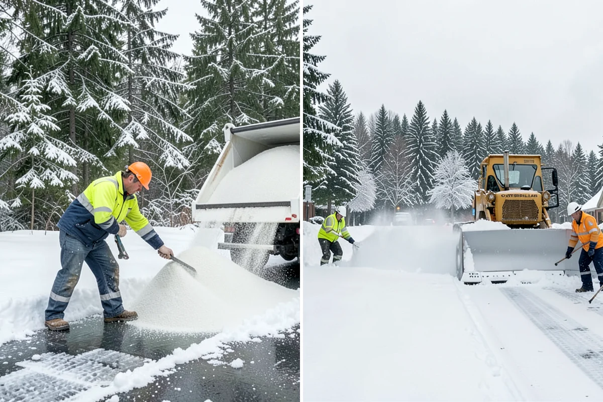 Bank Deicing in Federal Way, King County, WA - Map the entrance, ATM apron, and drive-through lanes