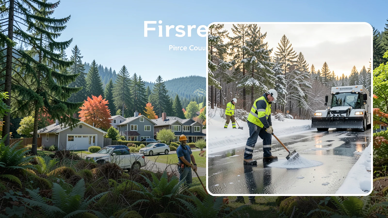 Bank Deicing in Fircrest, Pierce County, WA - Deicing for banks and credit unions, keeping entrances, ATM approaches, and drive-through lanes safe for customers during a...