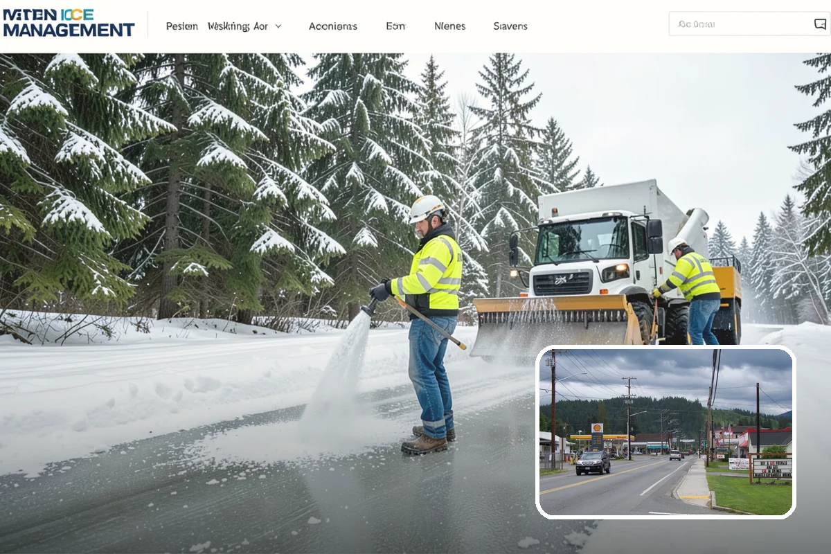 Bank Deicing in Granite Falls, Snohomish County, WA - Keeps customers safe at entrances and walk-up ATMs