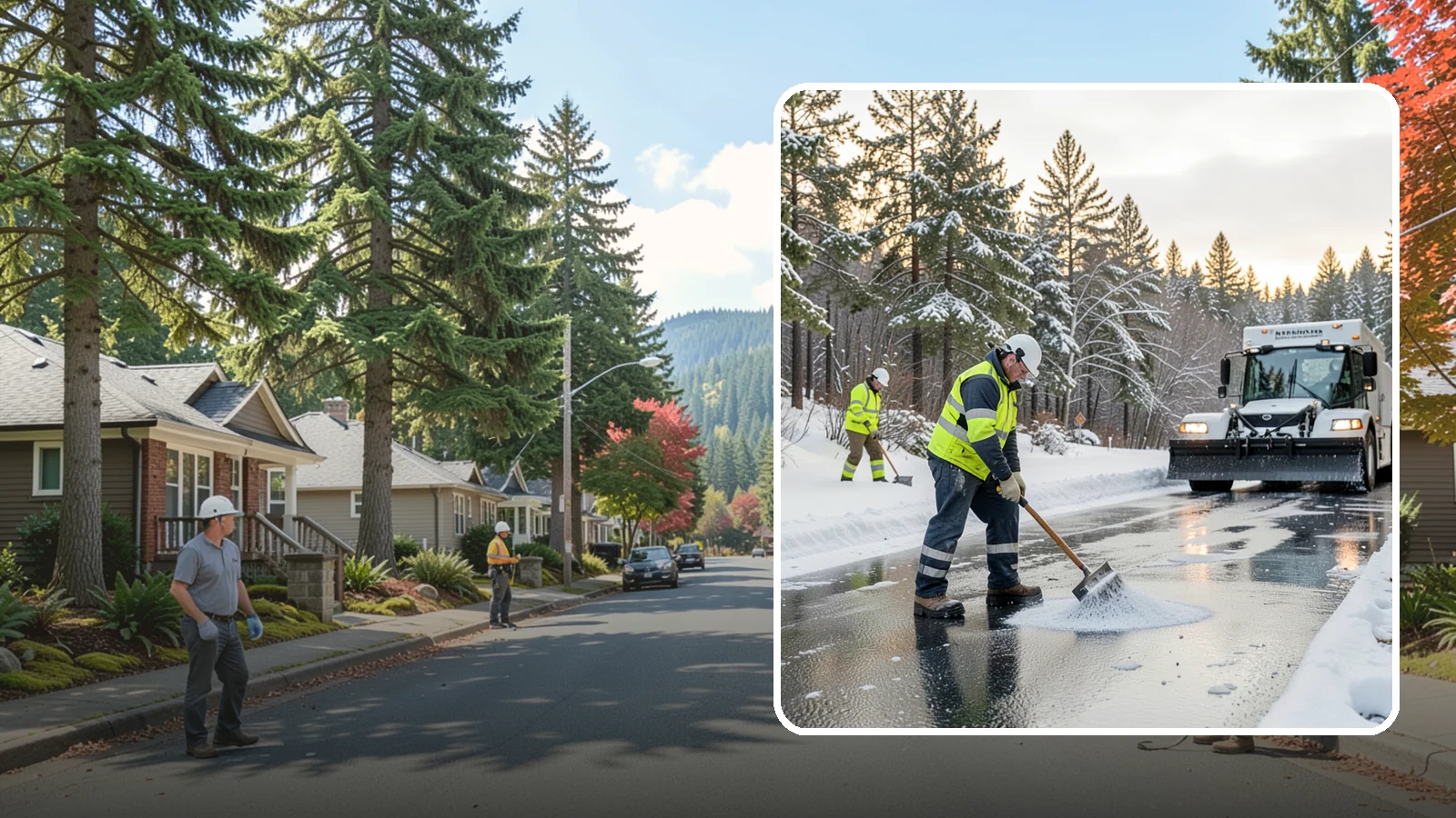 Bank Deicing in Hunts Point, King County, WA - Deicing for banks and credit unions, keeping entrances, ATM approaches, and drive-through lanes safe for customers during a...