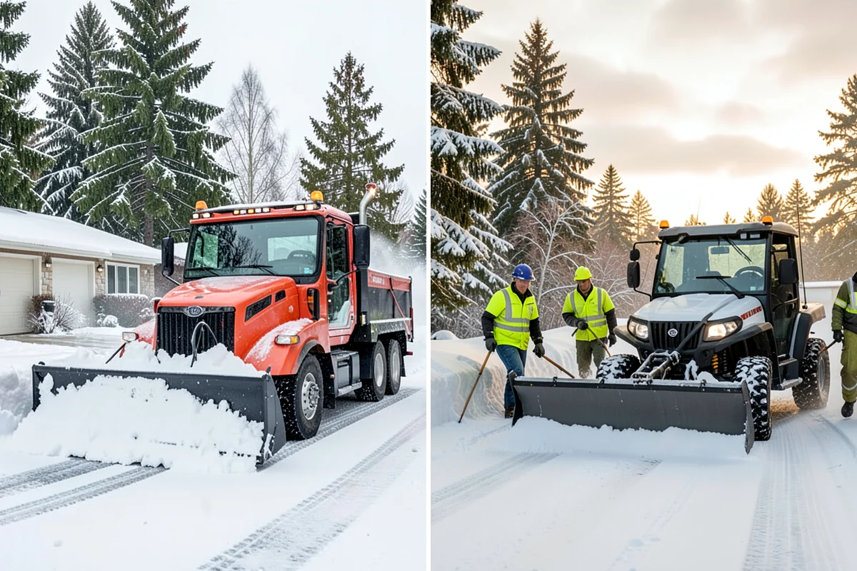 Bank Deicing in Hunts Point, King County, WA - Map the entrance, ATM apron, and drive-through lanes
