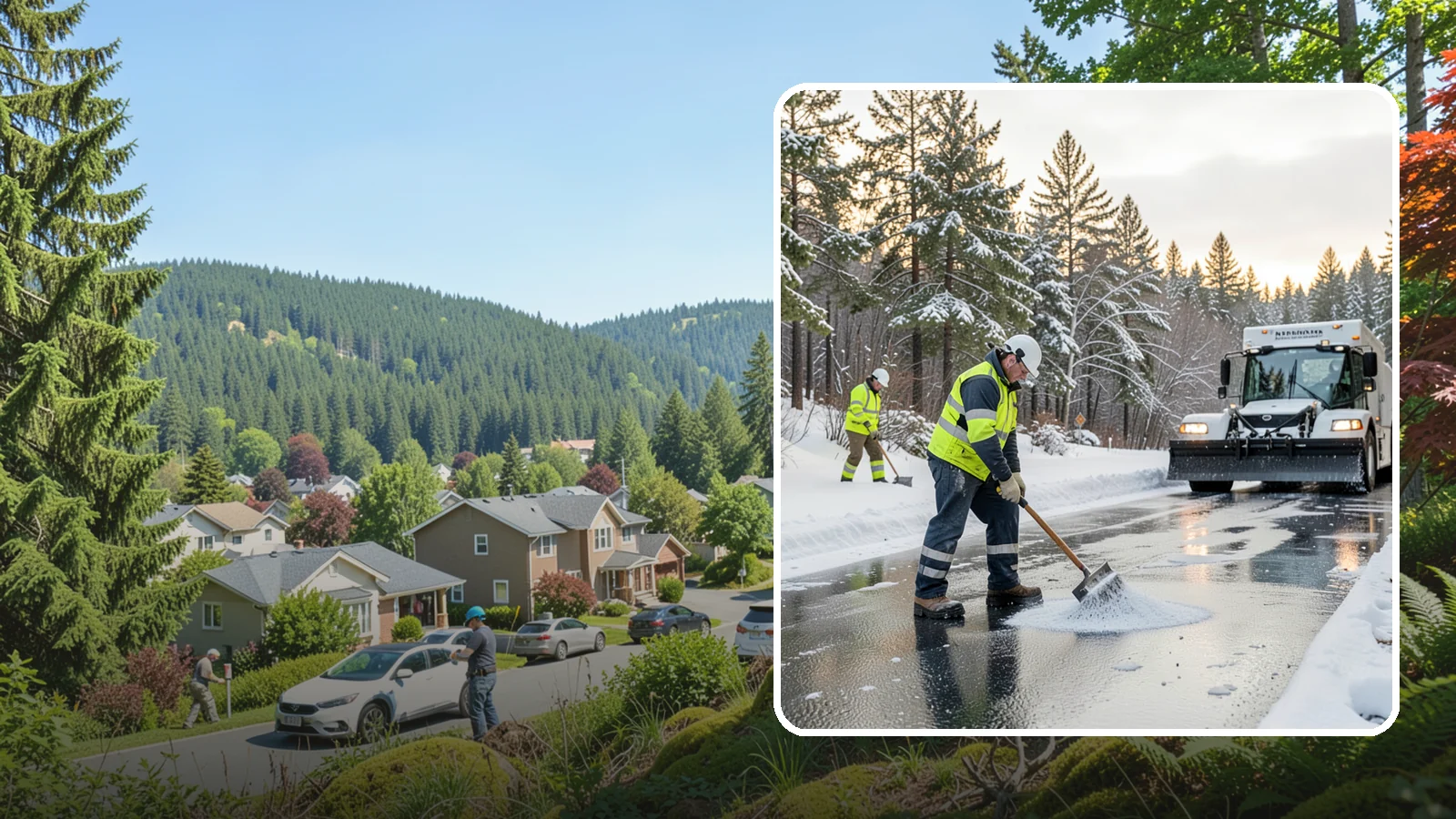 Bank Deicing in Index, Snohomish County, WA - Deicing for banks and credit unions, keeping entrances, ATM approaches, and drive-through lanes safe for customers during a...