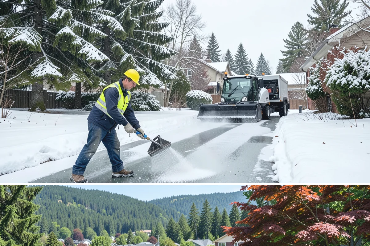 Bank Deicing in Index, Snohomish County, WA - Coverage runs through winter, with pre-open readiness on the freezing-rain mornings that glaze exposed ATM and drive-through...