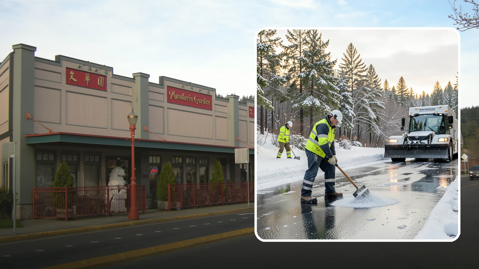 Bank Deicing in Issaquah, King County, WA - Deicing for banks and credit unions, keeping entrances, ATM approaches, and drive-through lanes safe for customers during a...