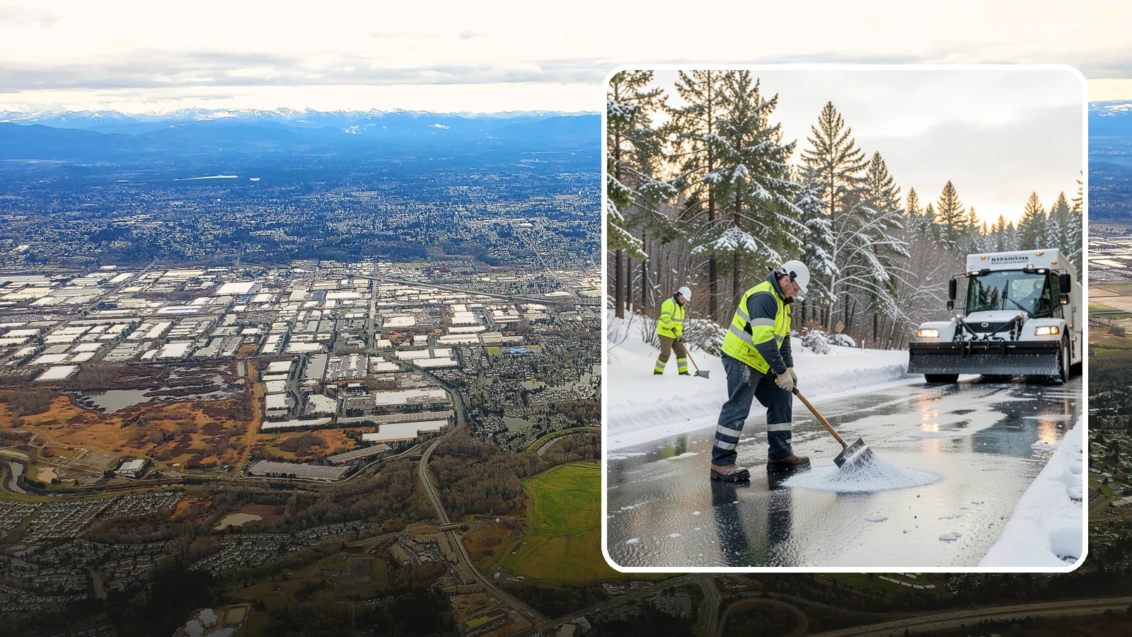 Bank Deicing in Kent, King County, WA - Deicing for banks and credit unions, keeping entrances, ATM approaches, and drive-through lanes safe for customers during a...