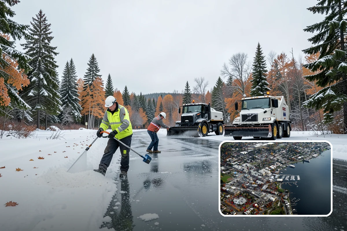 Bank Deicing in Kirkland, King County, WA - Keeps customers safe at entrances and walk-up ATMs