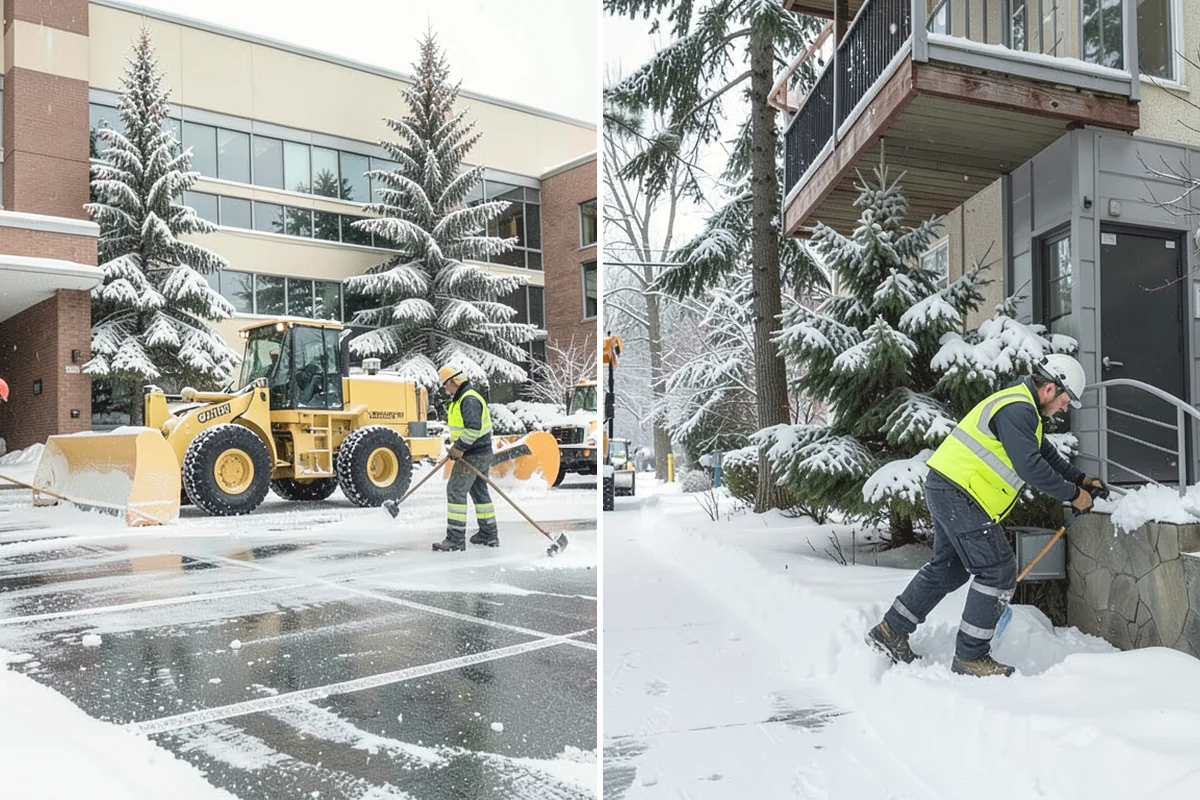 Bank Deicing in Lake Stevens, Snohomish County, WA - Map the entrance, ATM apron, and drive-through lanes