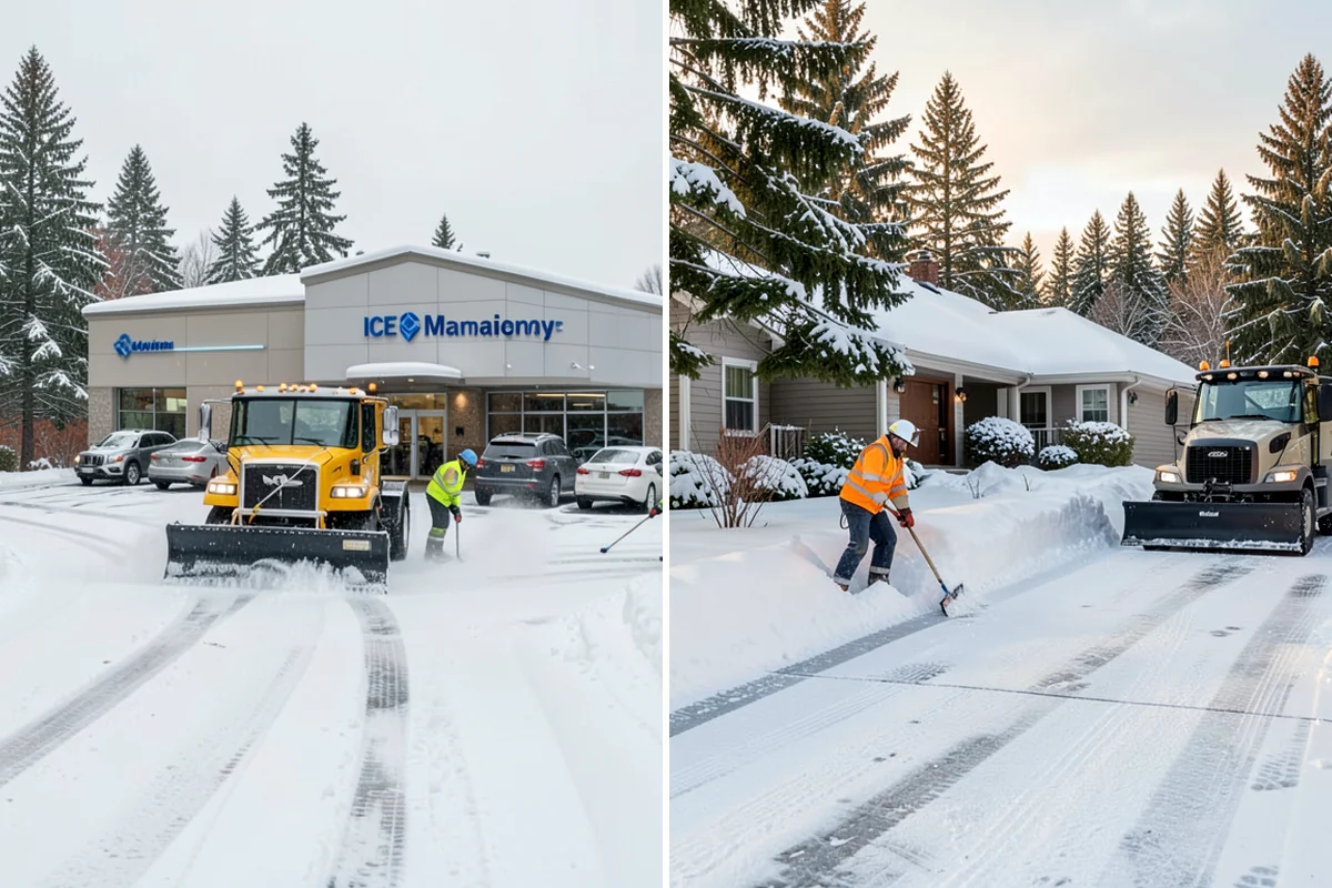 Bank Deicing in Lakewood, Pierce County, WA - Map the entrance, ATM apron, and drive-through lanes