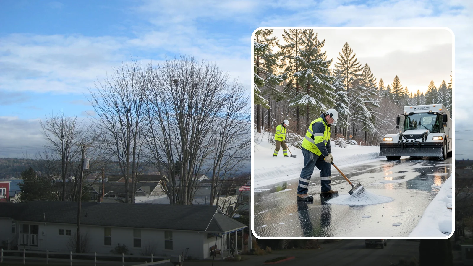 Bank Deicing in Langley, Island County, WA - Deicing for banks and credit unions, keeping entrances, ATM approaches, and drive-through lanes safe for customers during a...