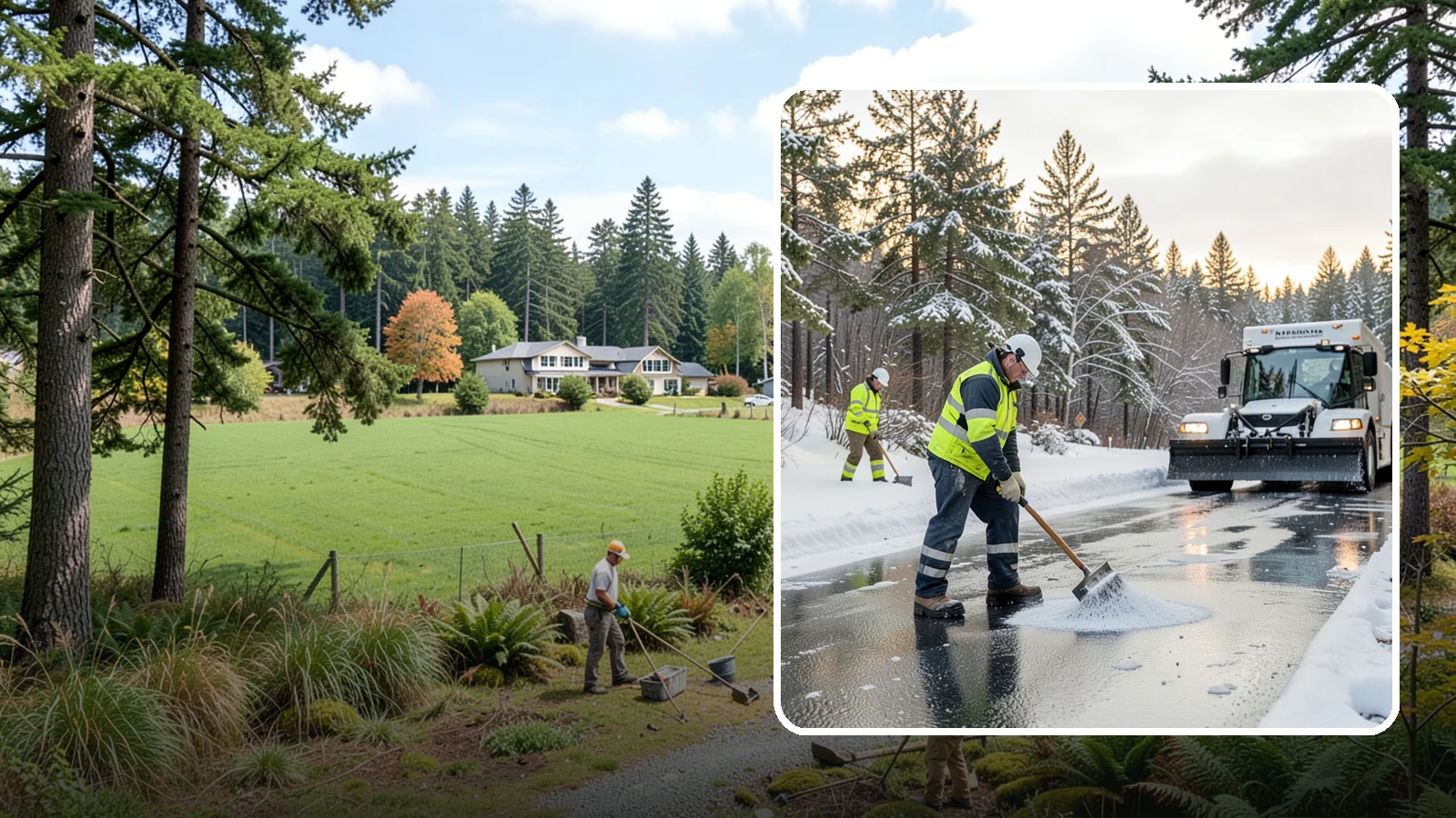 Bank Deicing in Lyman, Skagit County, WA - Deicing for banks and credit unions, keeping entrances, ATM approaches, and drive-through lanes safe for customers during a...