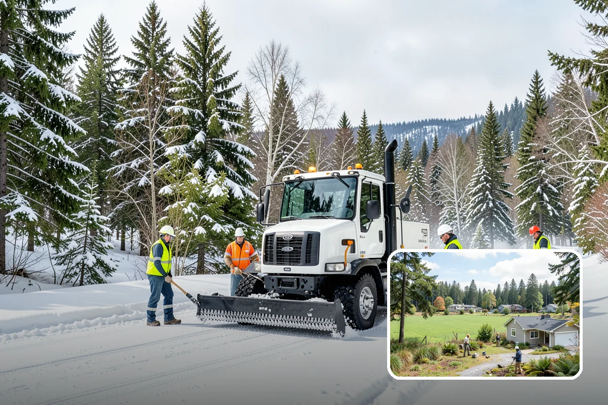 Bank Deicing in Lyman, Skagit County, WA - Keeps customers safe at entrances and walk-up ATMs
