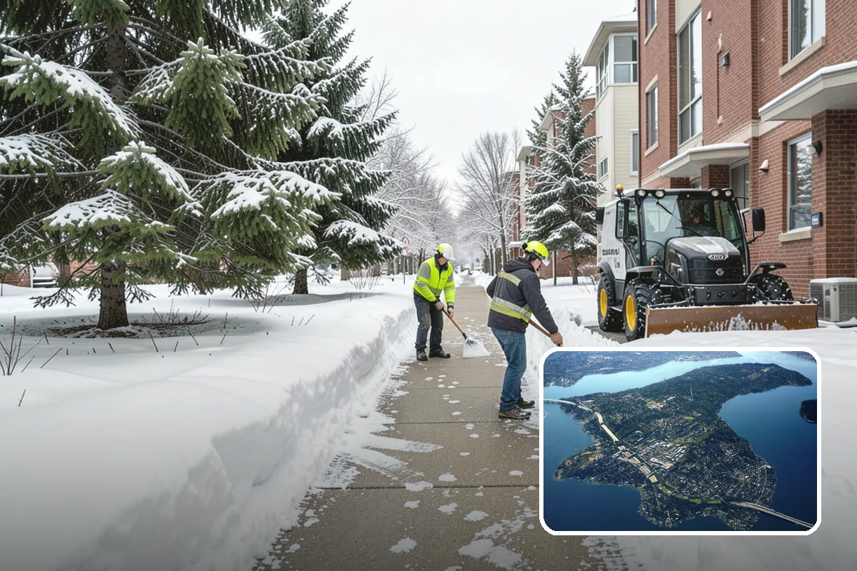 Bank Deicing in Mercer Island, King County, WA - Keeps customers safe at entrances and walk-up ATMs