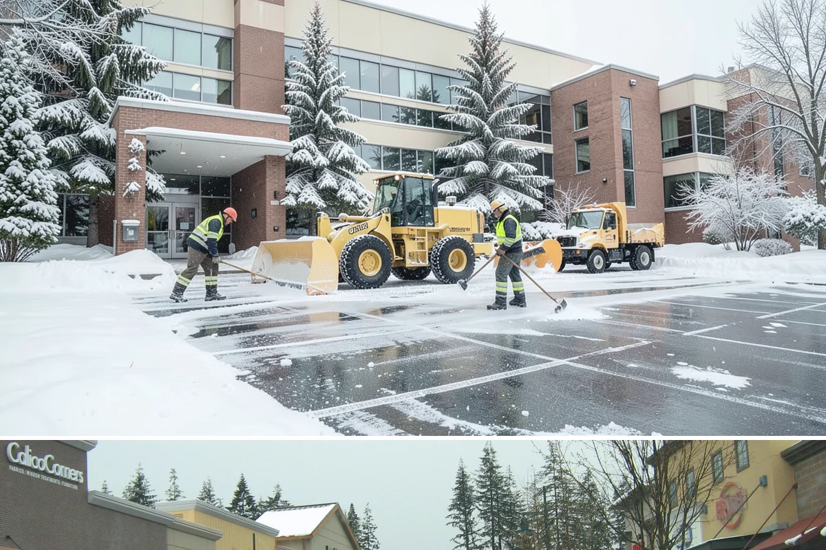 Bank Deicing in Mill Creek, Snohomish County, WA - Coverage runs through winter, with pre-open readiness on the freezing-rain mornings that glaze exposed ATM and drive-through...