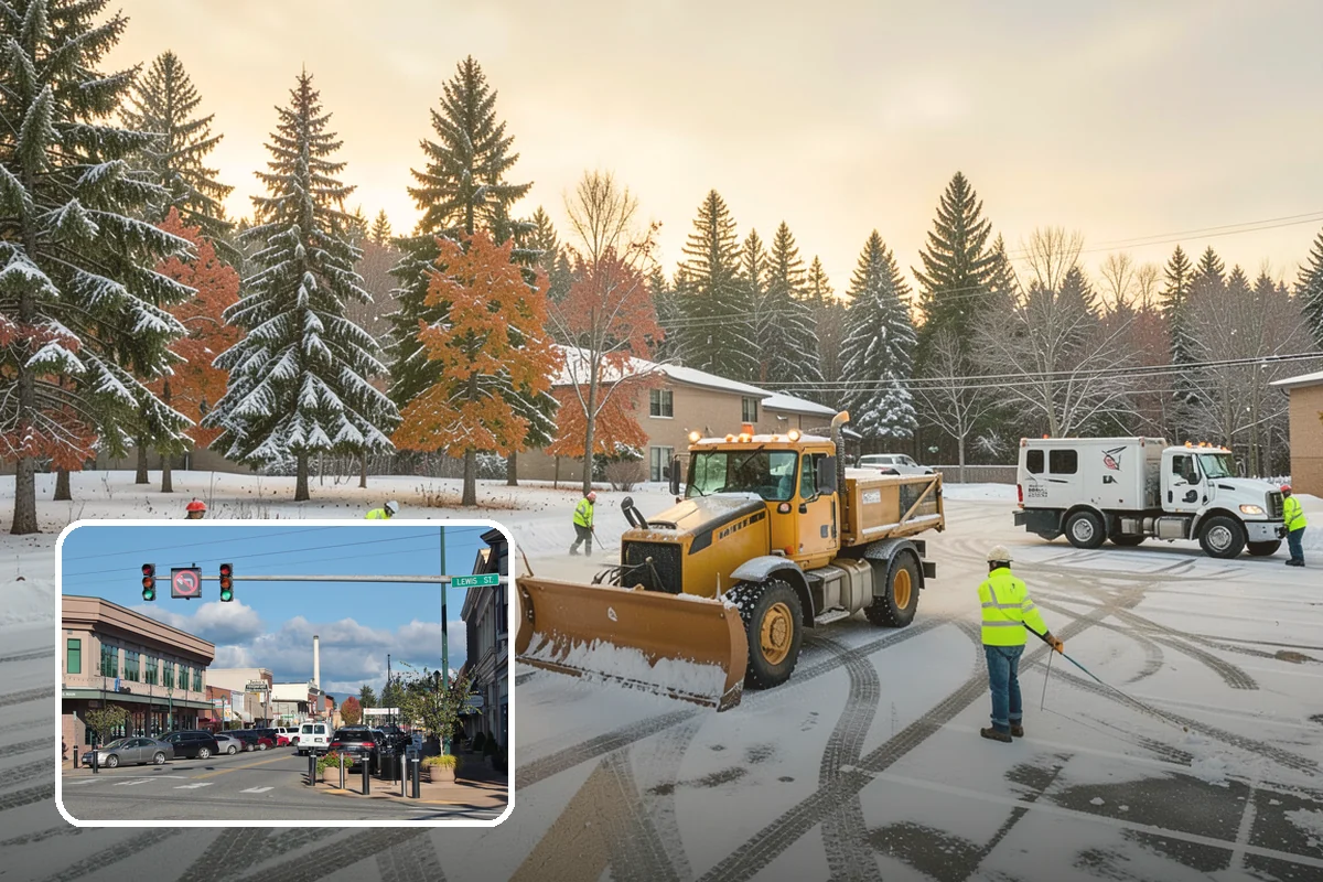 Bank Deicing in Monroe, Snohomish County, WA - Keeps customers safe at entrances and walk-up ATMs