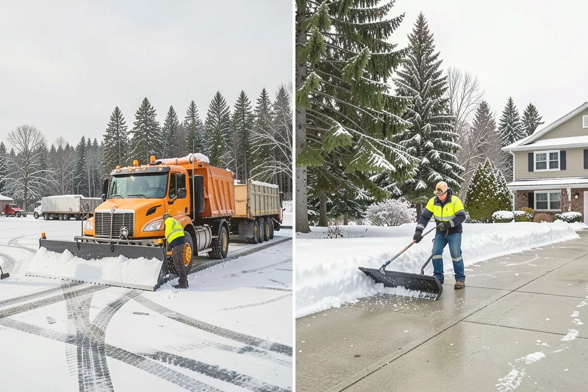 Bank Deicing in Mount Vernon, Skagit County, WA - Map the entrance, ATM apron, and drive-through lanes