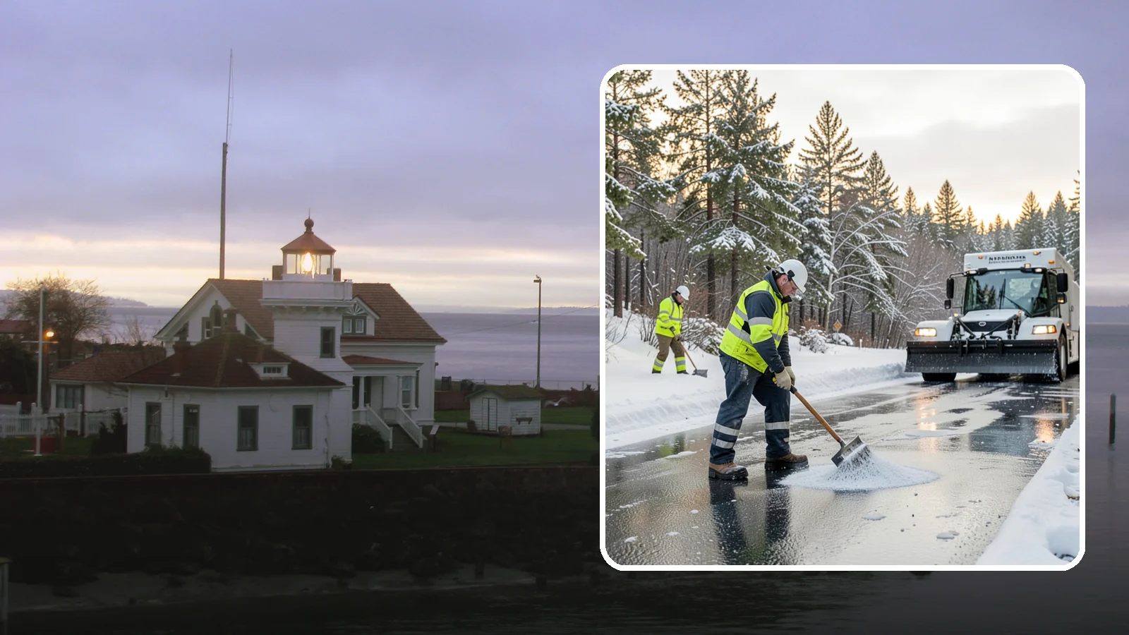 Bank Deicing in Mukilteo, Snohomish County, WA - Deicing for banks and credit unions, keeping entrances, ATM approaches, and drive-through lanes safe for customers during a...