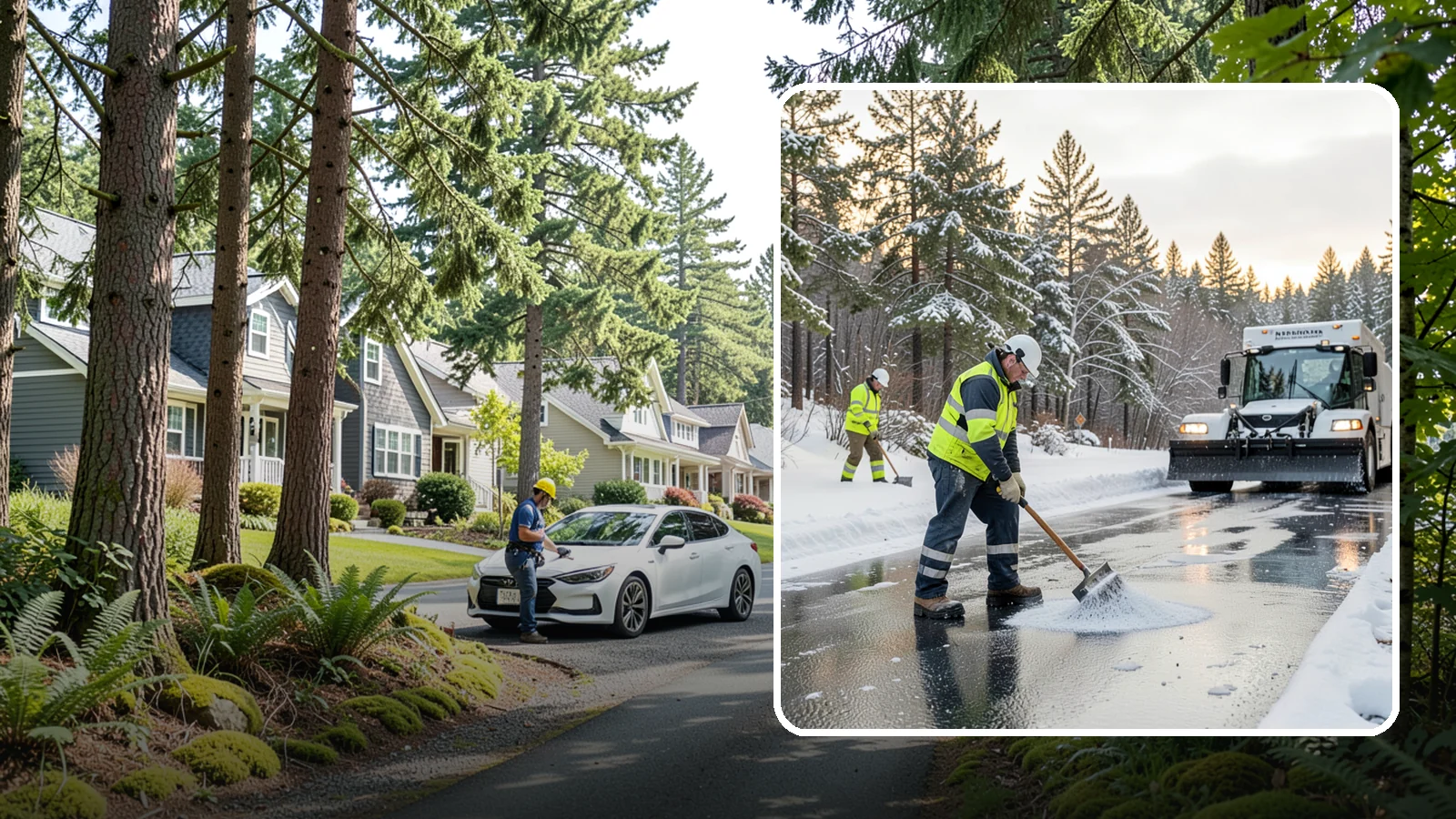 Bank Deicing in Normandy Park, King County, WA - Deicing for banks and credit unions, keeping entrances, ATM approaches, and drive-through lanes safe for customers during a...