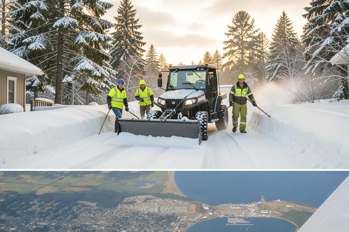 Bank Deicing in Oak Harbor, Island County, WA - Coverage runs through winter, with pre-open readiness on the freezing-rain mornings that glaze exposed ATM and drive-through...