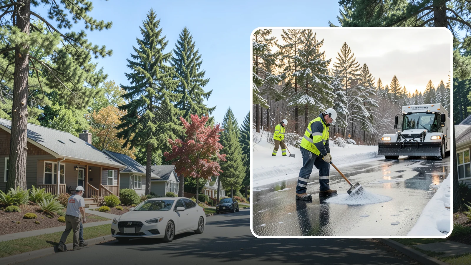 Bank Deicing in Orting, Pierce County, WA - Deicing for banks and credit unions, keeping entrances, ATM approaches, and drive-through lanes safe for customers during a...