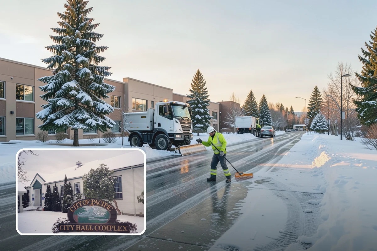 Bank Deicing in Pacific, King County, WA - Keeps customers safe at entrances and walk-up ATMs