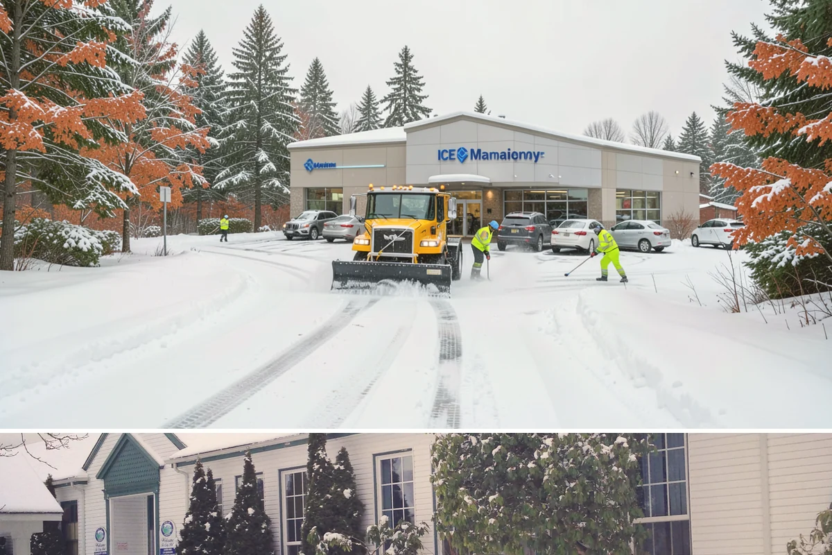 Bank Deicing in Pacific, King County, WA - Coverage runs through winter, with pre-open readiness on the freezing-rain mornings that glaze exposed ATM and drive-through...