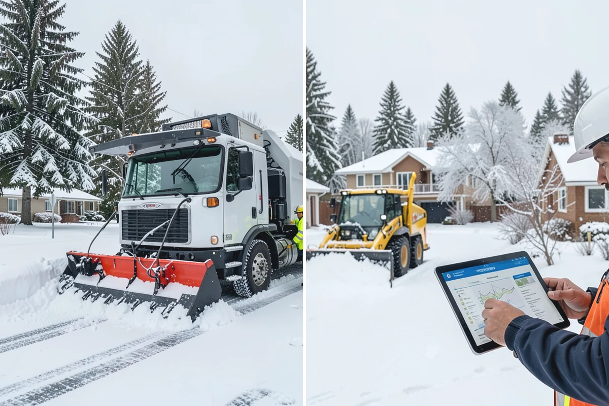 Bank Deicing in Renton, King County, WA - Map the entrance, ATM apron, and drive-through lanes