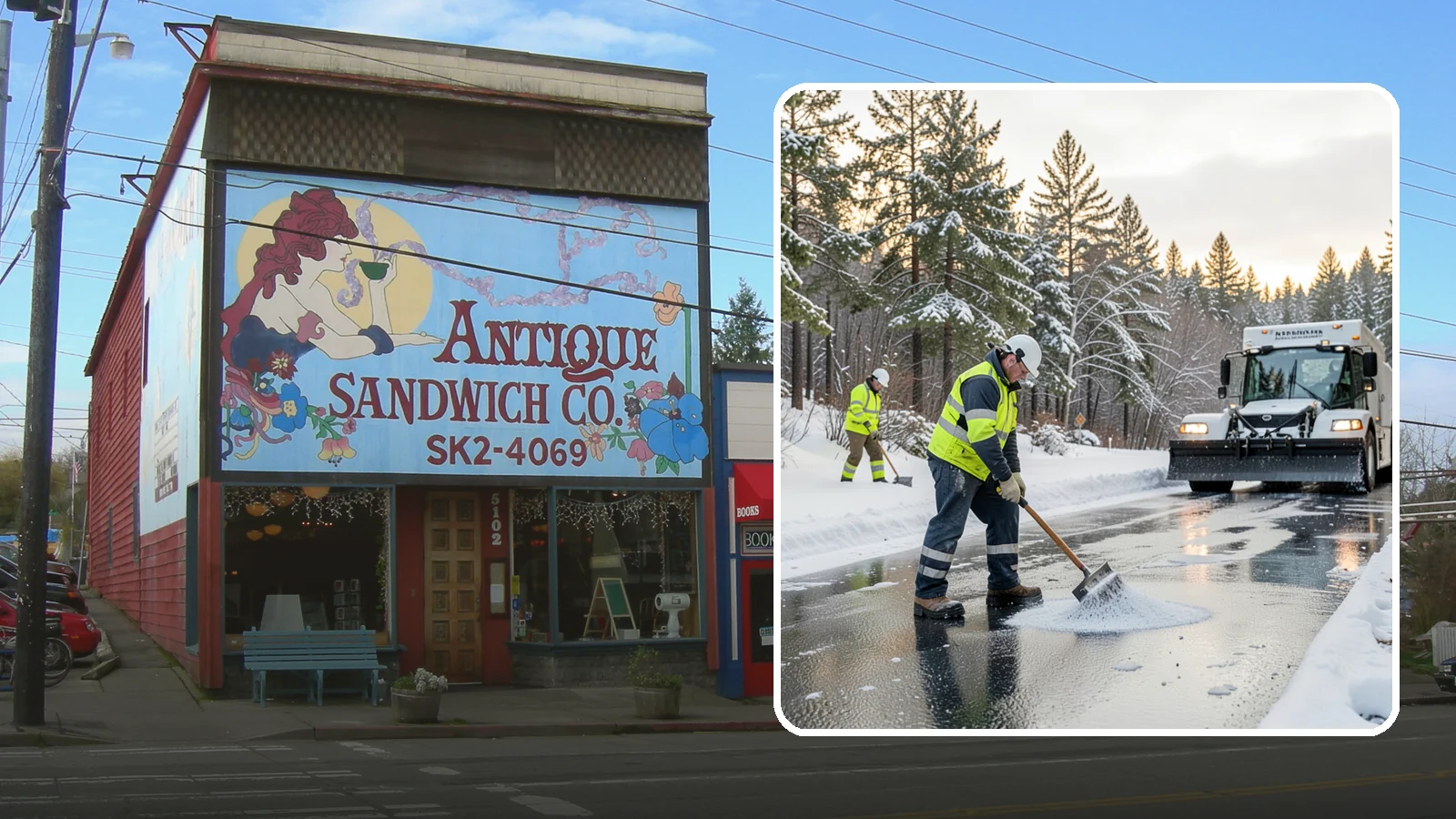 Bank Deicing in Ruston, Pierce County, WA - Deicing for banks and credit unions, keeping entrances, ATM approaches, and drive-through lanes safe for customers during a...