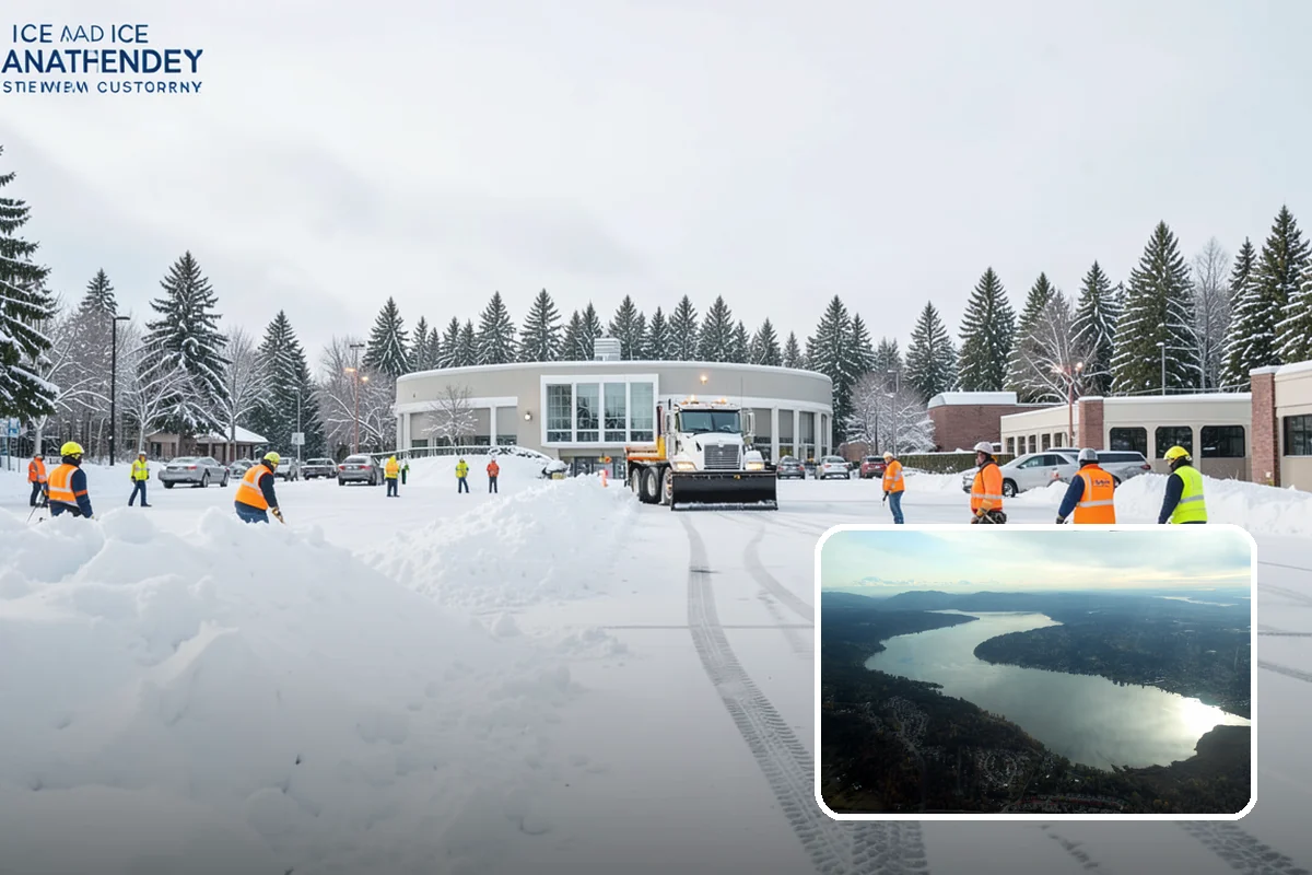 Bank Deicing in Sammamish, King County, WA - Keeps customers safe at entrances and walk-up ATMs
