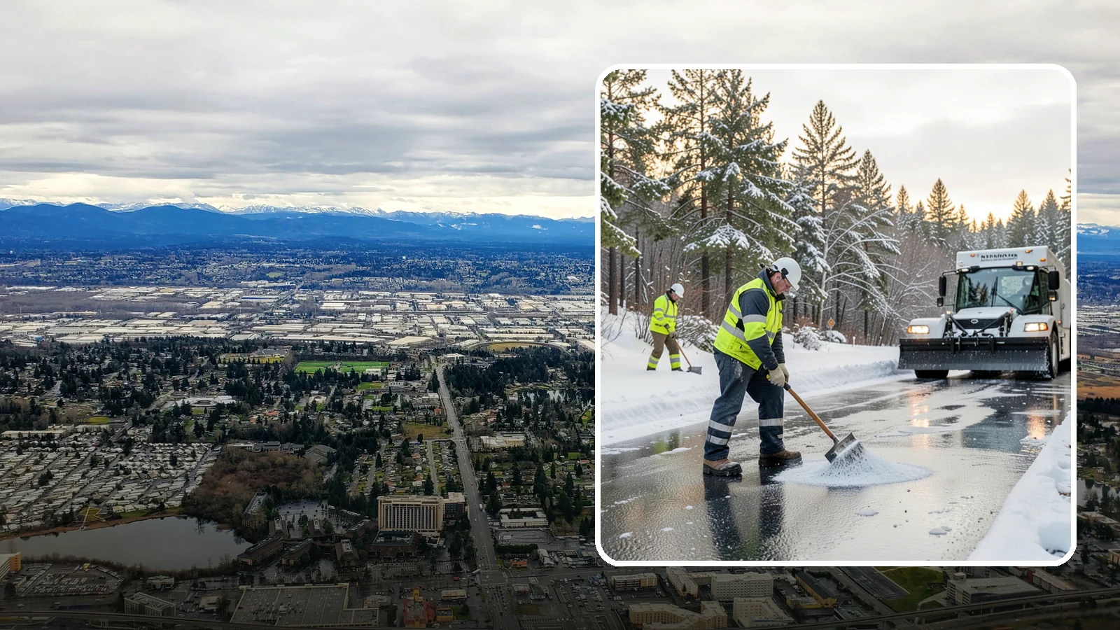 Bank Deicing in SeaTac, King County, WA - Deicing for banks and credit unions, keeping entrances, ATM approaches, and drive-through lanes safe for customers during a...