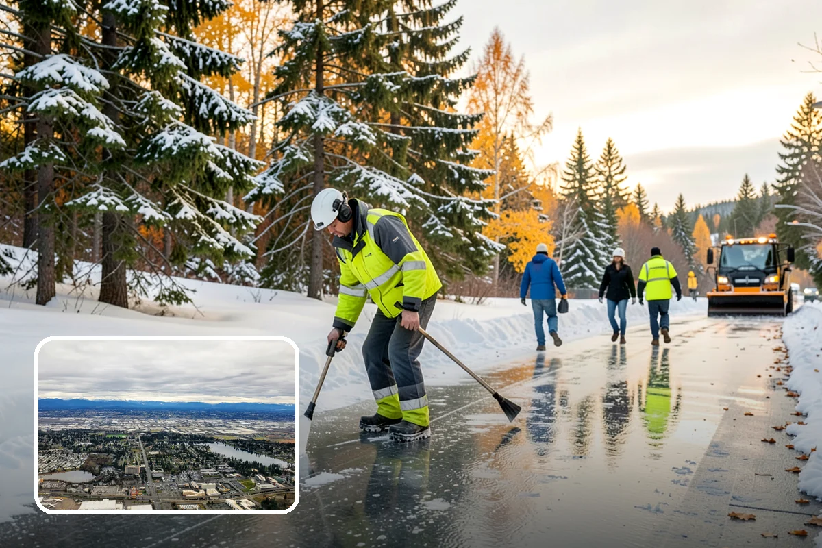 Bank Deicing in SeaTac, King County, WA - Keeps customers safe at entrances and walk-up ATMs
