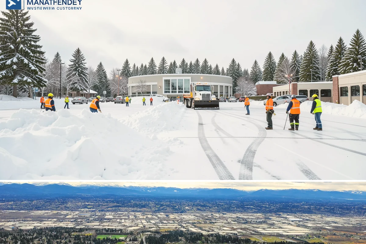 Bank Deicing in SeaTac, King County, WA - Coverage runs through winter, with pre-open readiness on the freezing-rain mornings that glaze exposed ATM and drive-through...