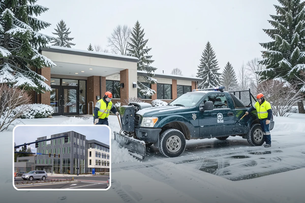 Bank Deicing in Shoreline, King County, WA - Keeps customers safe at entrances and walk-up ATMs
