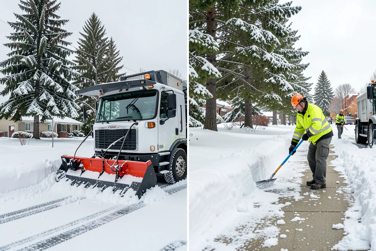 Bank Deicing in Shoreline, King County, WA - Map the entrance, ATM apron, and drive-through lanes