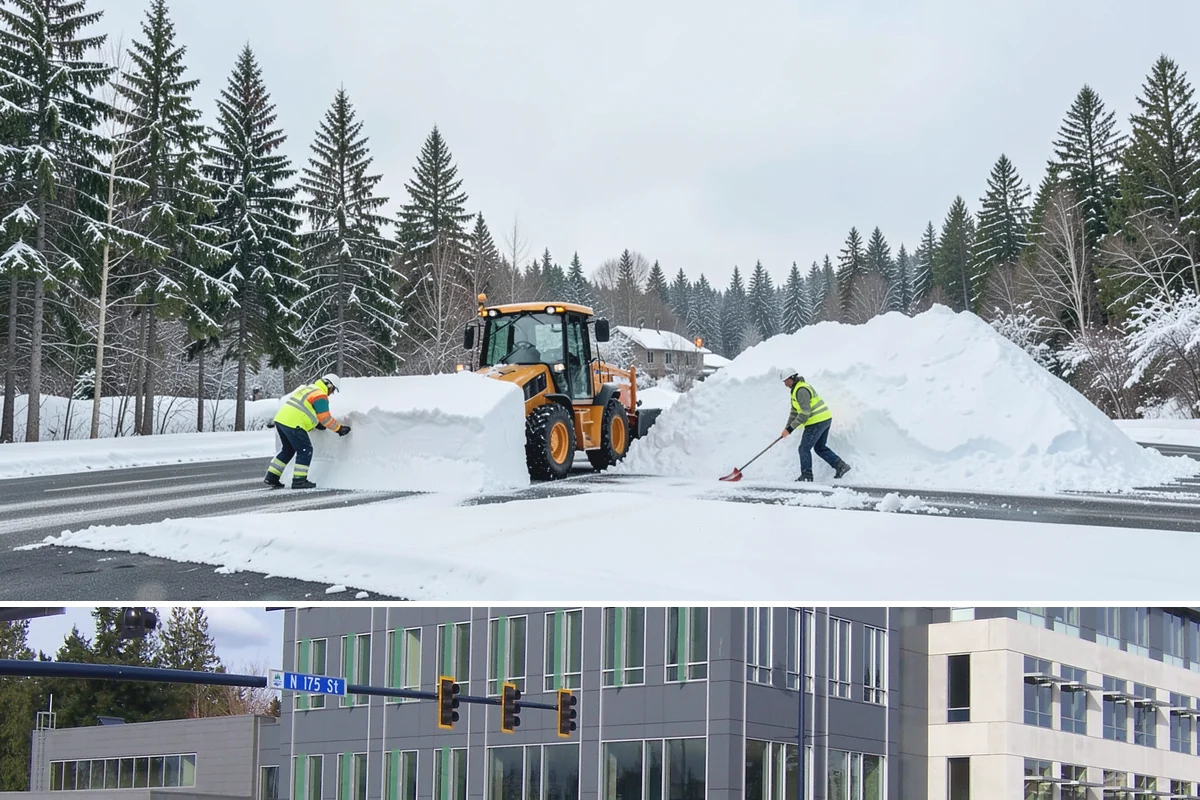 Bank Deicing in Shoreline, King County, WA - Coverage runs through winter, with pre-open readiness on the freezing-rain mornings that glaze exposed ATM and drive-through...