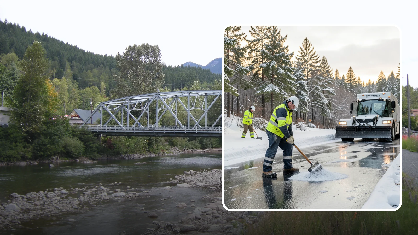 Bank Deicing in Skykomish, King County, WA - Deicing for banks and credit unions, keeping entrances, ATM approaches, and drive-through lanes safe for customers during a...