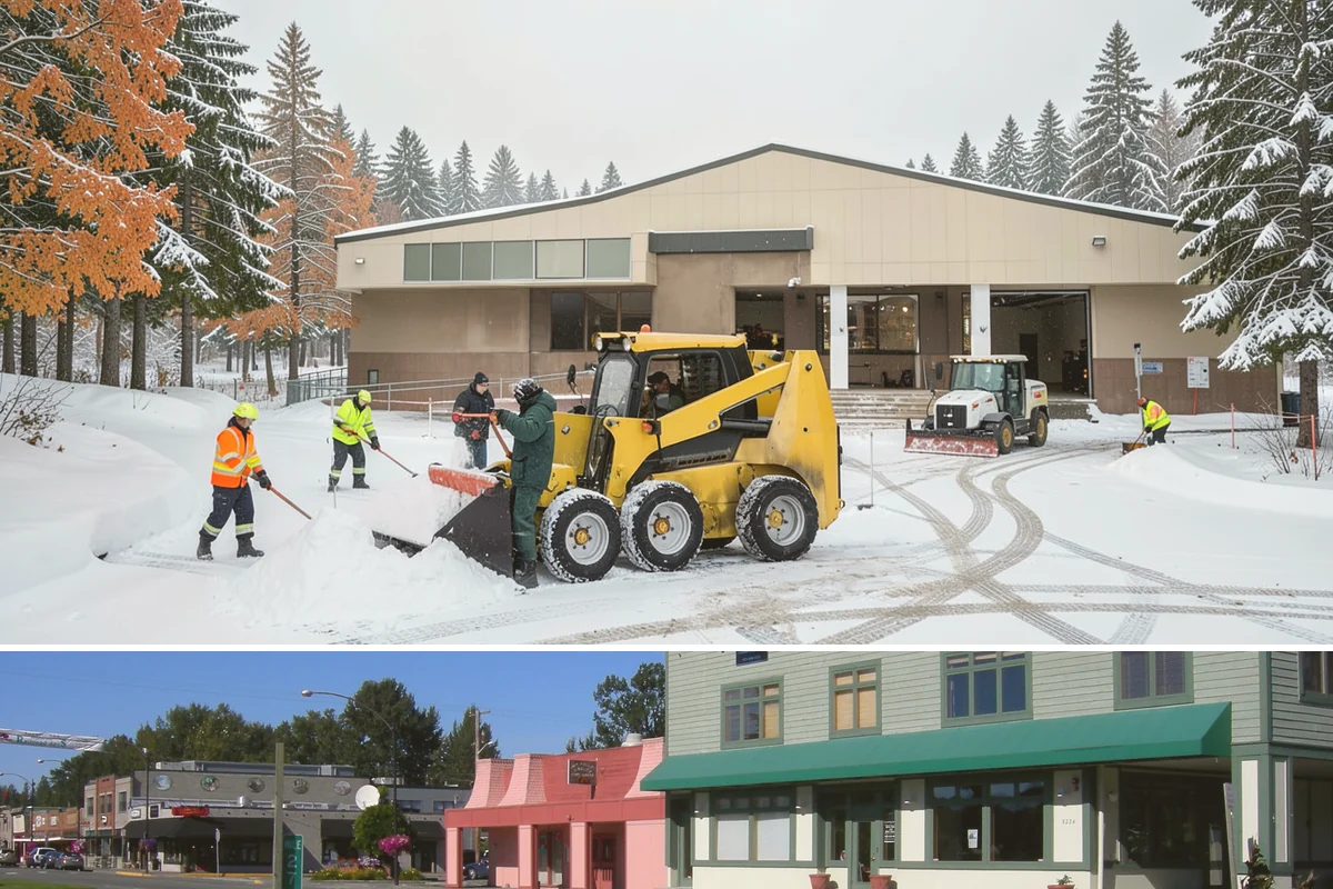 Bank Deicing in Snoqualmie, King County, WA - Coverage runs through winter, with pre-open readiness on the freezing-rain mornings that glaze exposed ATM and drive-through...