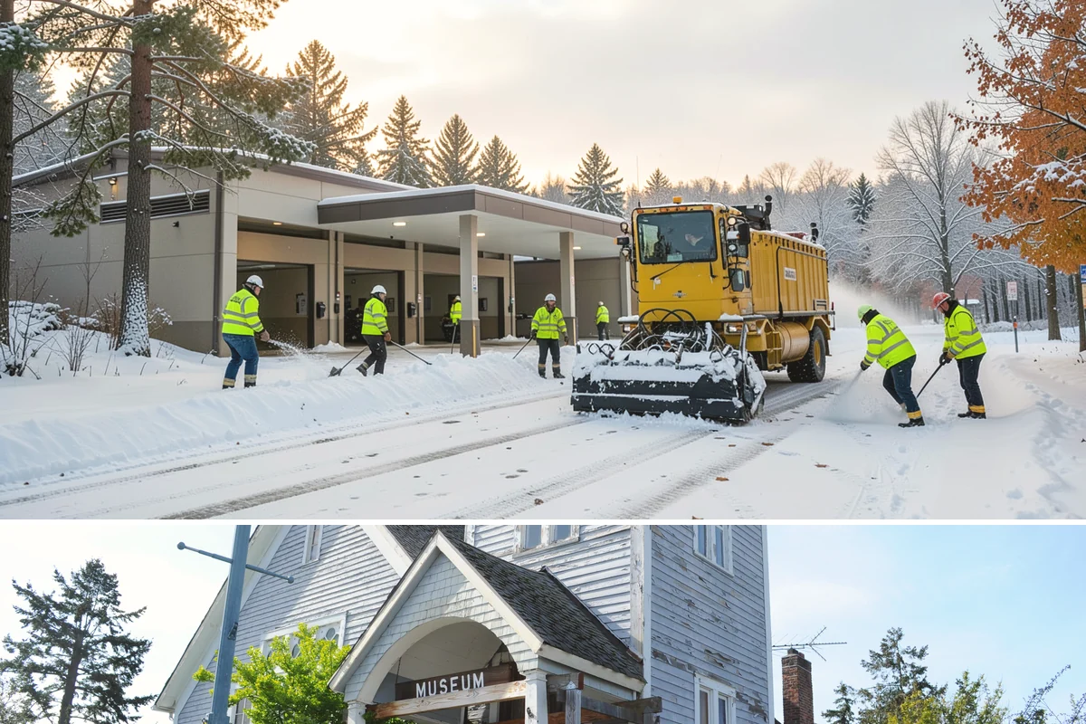 Bank Deicing in Steilacoom, Pierce County, WA - Coverage runs through winter, with pre-open readiness on the freezing-rain mornings that glaze exposed ATM and drive-through...