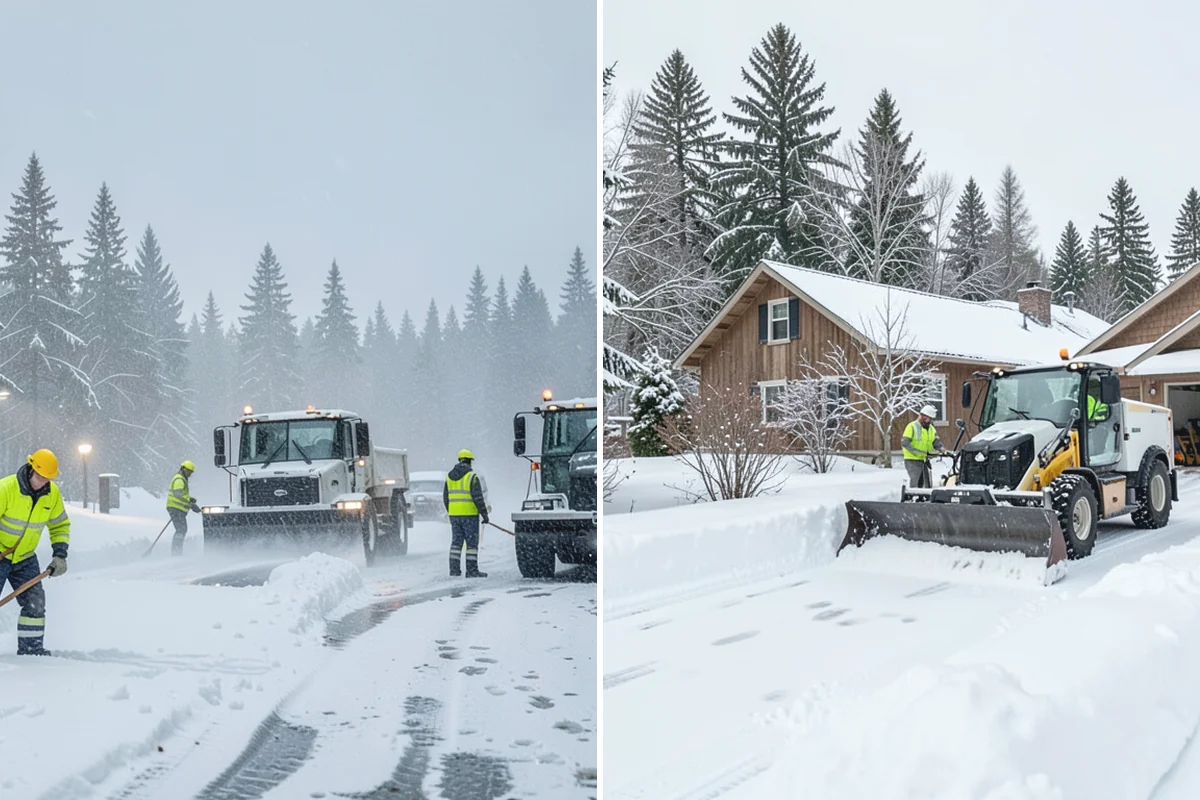 Bank Deicing in Sumner, Pierce County, WA - Map the entrance, ATM apron, and drive-through lanes