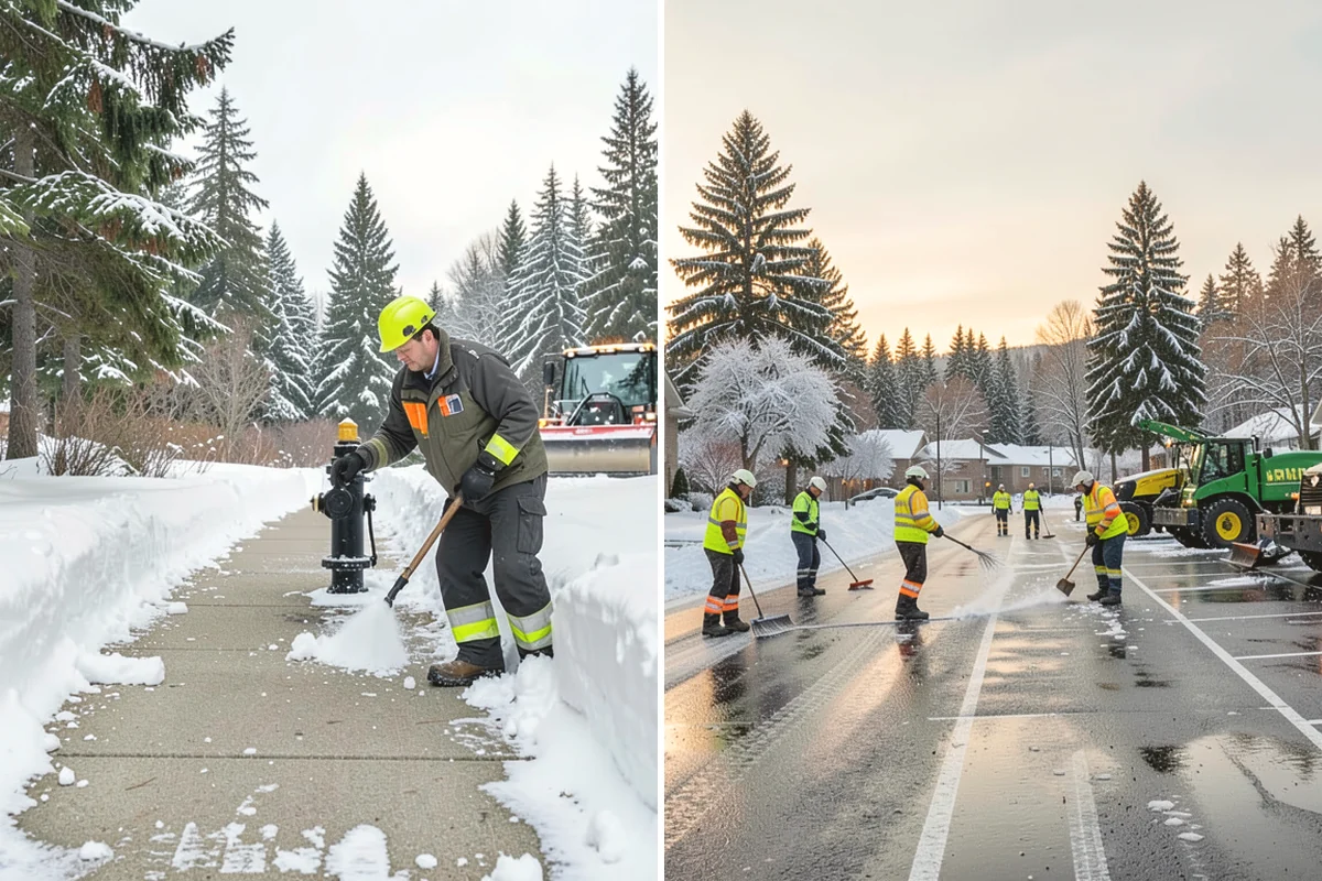 Bank Deicing in Tukwila, King County, WA - Map the entrance, ATM apron, and drive-through lanes