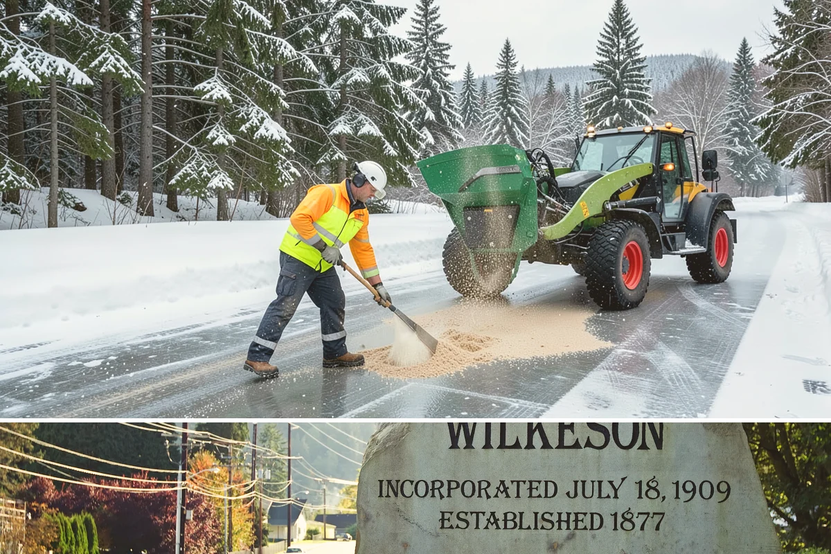 Bank Deicing in Wilkeson, Pierce County, WA - Coverage runs through winter, with pre-open readiness on the freezing-rain mornings that glaze exposed ATM and drive-through...