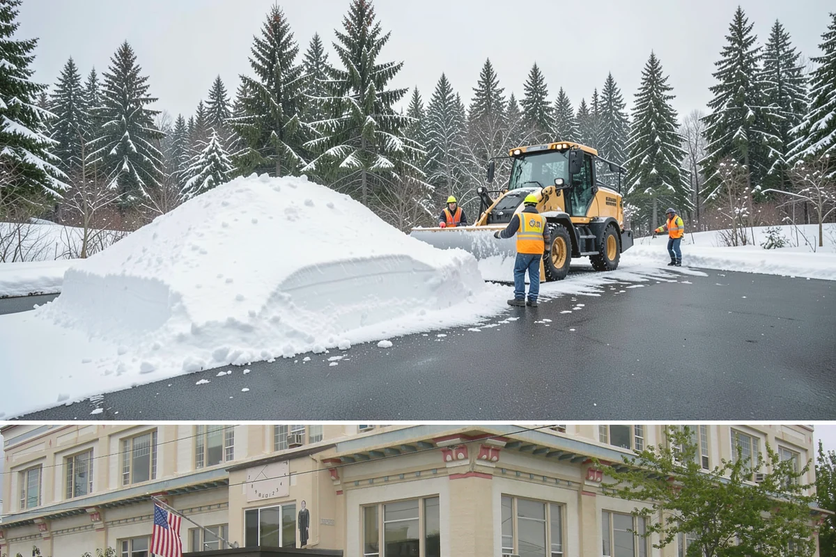 Bank Parking Lot Snow Removal in Anacortes, Skagit County, WA - Bank lots across Western Washington need the most winter attention from December through February, when morning freezes meet...