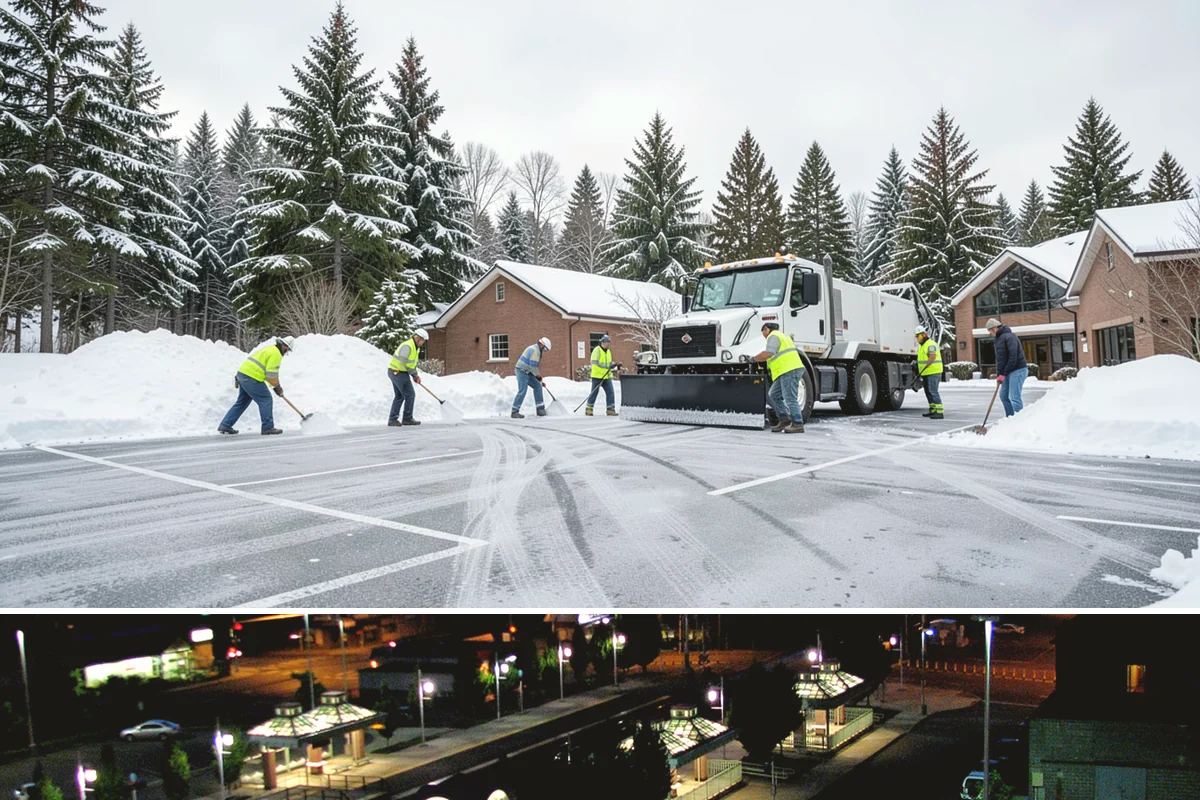 Bank Parking Lot Snow Removal in Auburn, King County, WA - Bank lots across Western Washington need the most winter attention from December through February, when morning freezes meet...